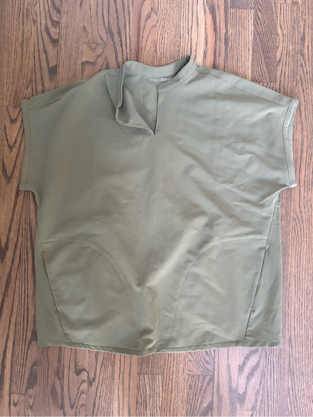 Mandala Mandarin Dolman Scrub Top